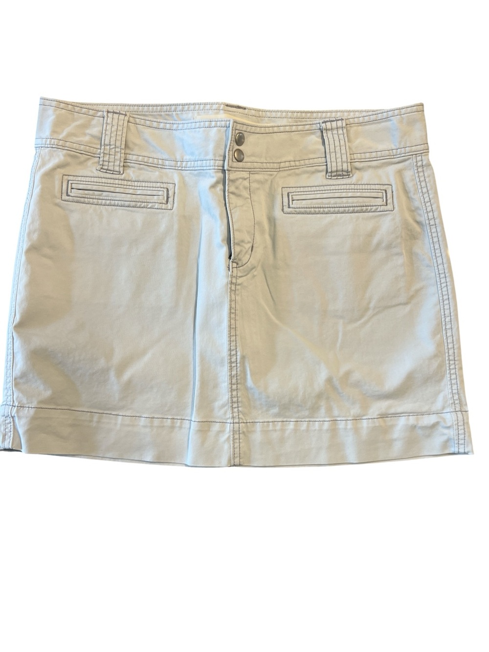 GAP Jeans Light Cream Stretch Jeans Skirt